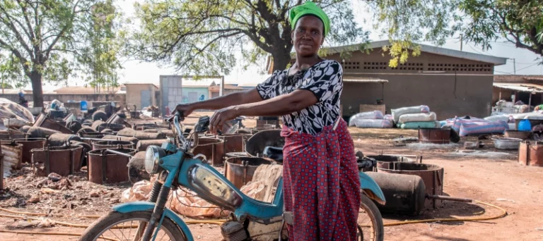 African woman Silue Matine